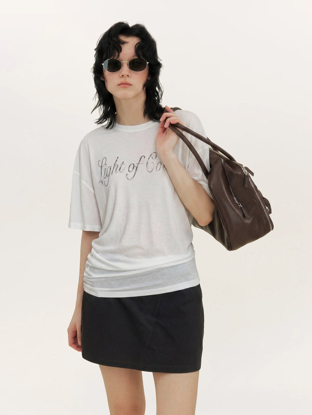 Creative Asymmetrical Print Top