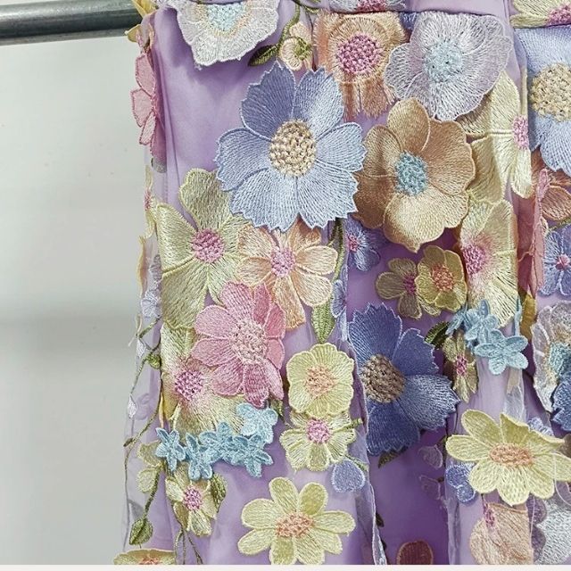 Amira Boutique Cocktail Dress with Floral Appliqu��s Elevated Occasion Wear