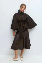 Elsie Belt Cape Jacket