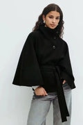 Elsie Belt Cape Jacket