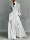 Aveline | Button-Front Maxi Dress