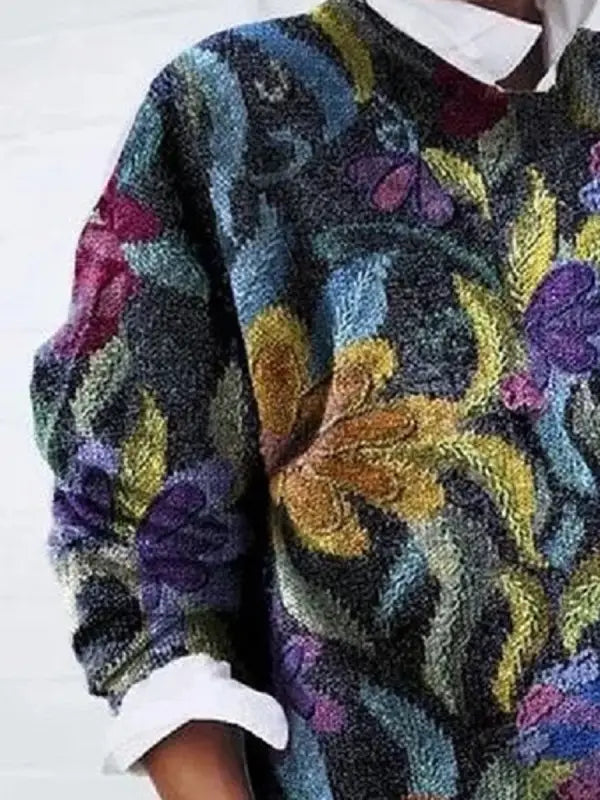| Floral Sweater