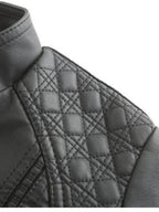 Street Cool Loose Studs Leather Jacket