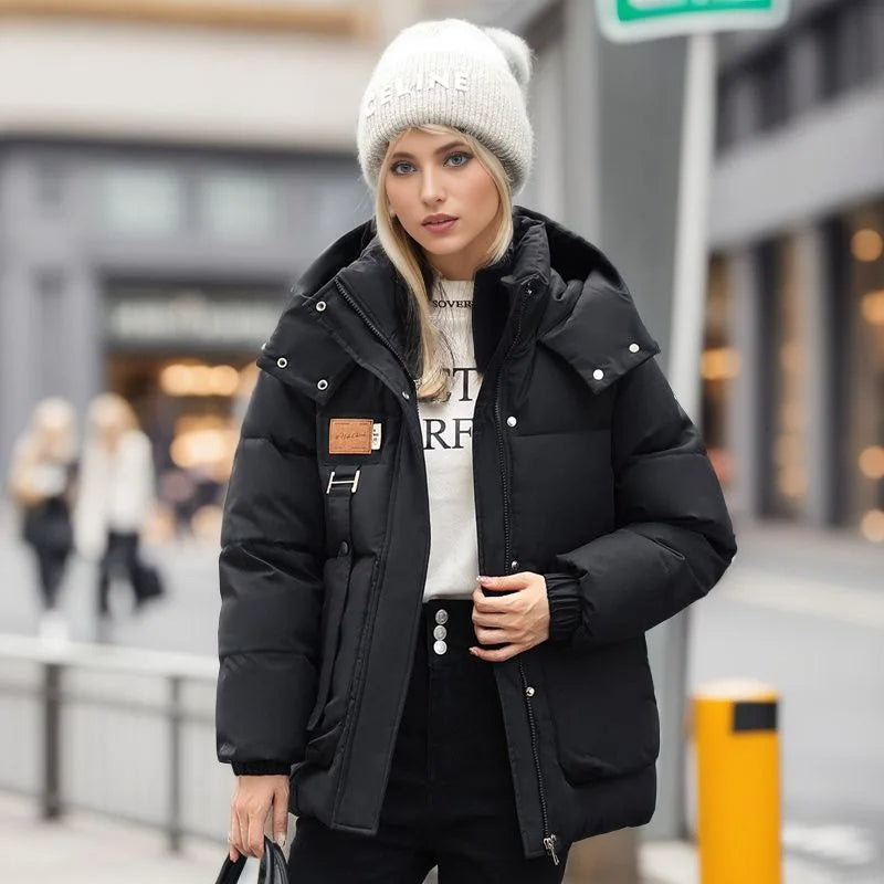 | Hooded winter jacket, warm coat