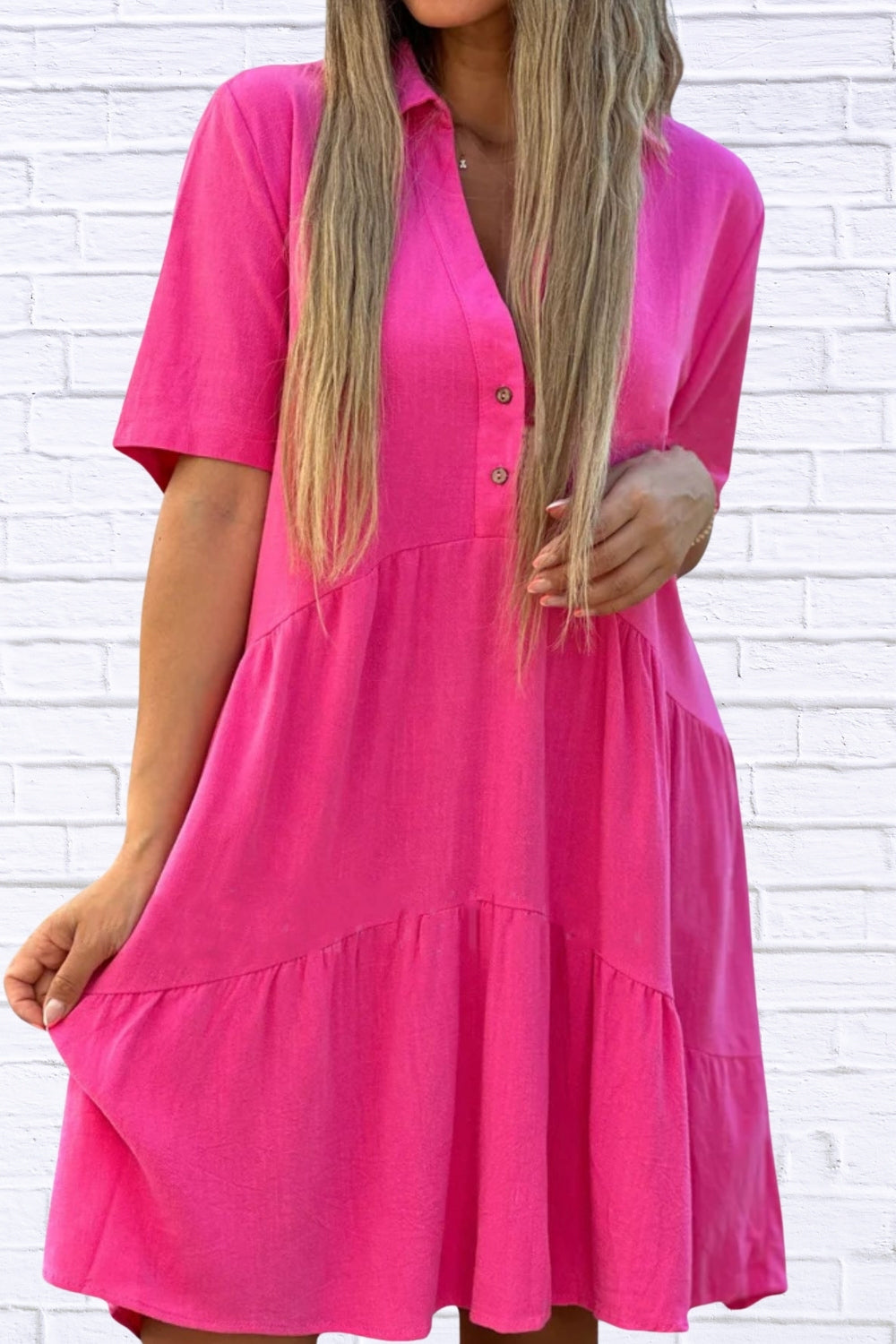 Plus Size Tiered Mini Dress | Ruffle Hem Women__ Style