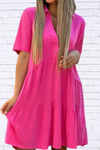 Plus Size Tiered Mini Dress | Ruffle Hem Women__ Style
