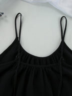 100% Cotton Temperament Camisoles Loose-fit Home Vacation Mini&Short Dresses