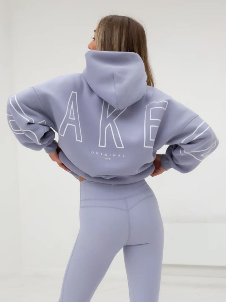 Autumn Women's Letter Hoodie Jackets
