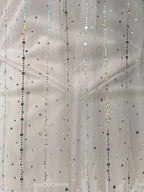 Feather Tassel Sequins Mesh Diamond Parties Mini&Short Dresses