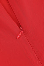 Minka Satin Red Bodycon Maxi Dress