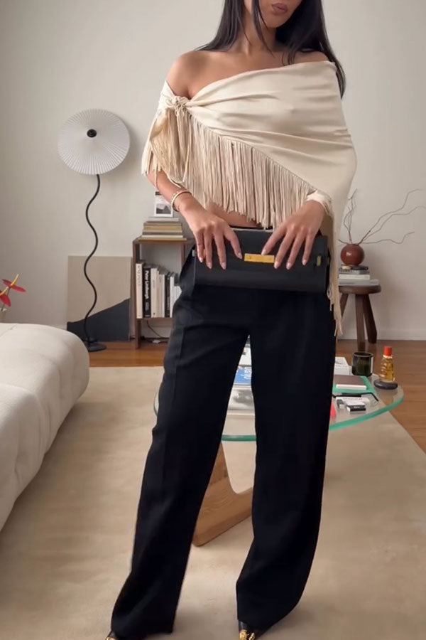 Isla Multi-Way Fringe Scarf