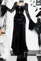 Velvet Vintage Gothic Dress