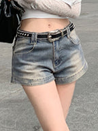 Summer Loose Wide Leg Denim Shorts