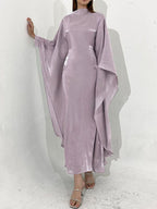 Stylish Swing  Solid Color Maxi Dress