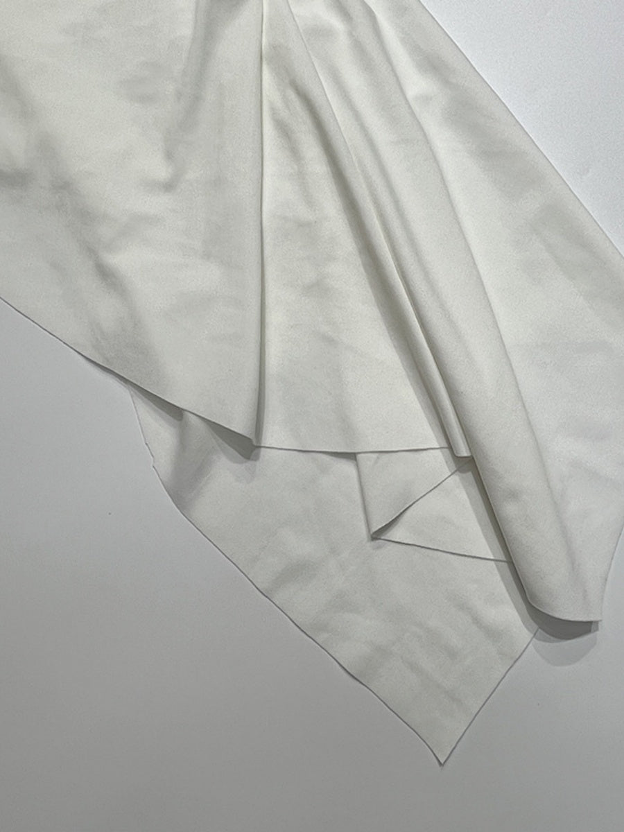 Tube Top Design Asymmetrical Pleated Mini&Short Dresses