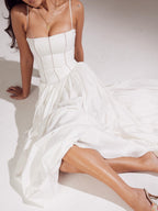 Elegant And Gentle Style, Slimming Floral Print Sundress