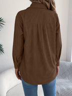 Loose-fitting Solid Color Women's Casual Shirt