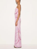 Printed Camisoles Sexy Slit Maxi Dresses