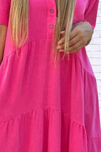 Plus Size Tiered Mini Dress | Ruffle Hem Women__ Style