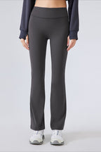 High-Waisted Fleece Lined Flared Yoga Leggings