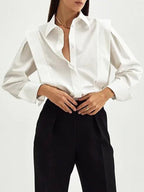Solid Loose Long Sleeves Shirts