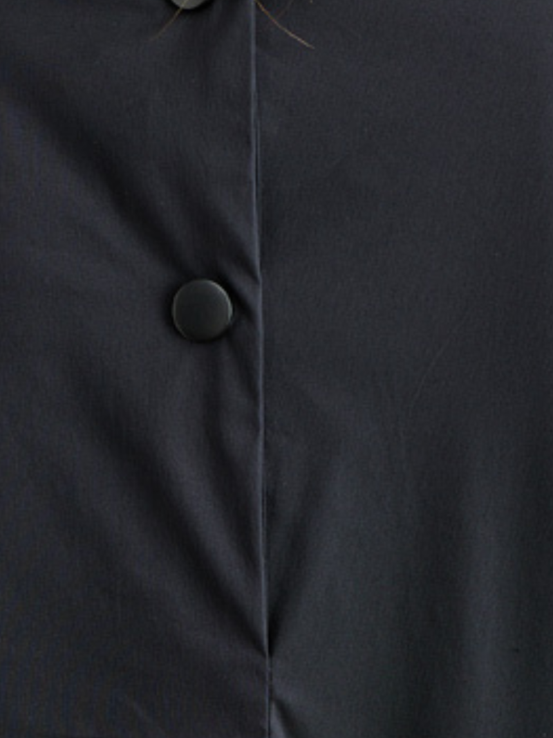 Just My Style Cotton Round Neck Loose A-line Dress