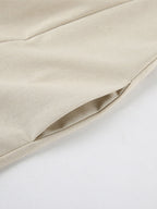 Cotton Blend Temperament Tube Top Loose-fit Home Vacation Mini&Short Dresses