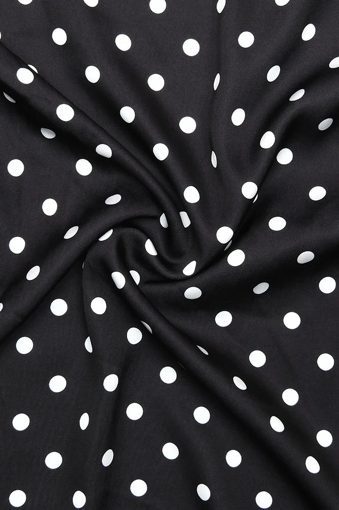 Polka Dot Halter High Neck Sleeveless Bodycon Mini Dress