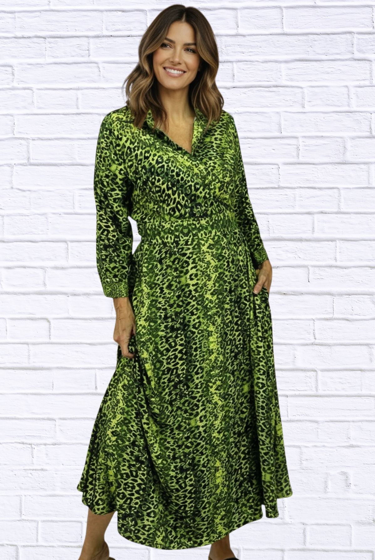 Leopard Wrap dress