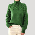 | Women's Cable High-Neck Sweater