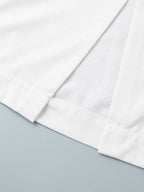 Cotton And Linen Loose-fitting Crew Neck Cropped Vest High-waisted Midi Skirt Set 2-piece Sets