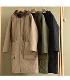 | Long padded coat