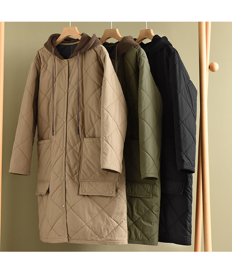 | Long padded coat