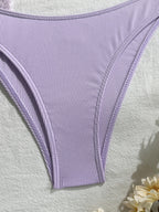 Sexy Lace Mesh Swimsuit Bikini Four-piece Set