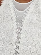 Lace Trim Hollow Bodysuits