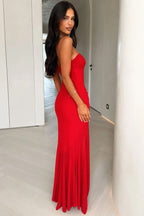 Sheer Mesh Off Shoulder Maxi Dress