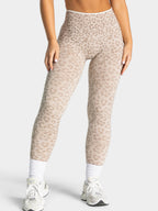 Leopard Print Seamless Abdomen Tight Yoga Fitness Pants