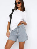 Pocket Washed Straight-fit Jeans