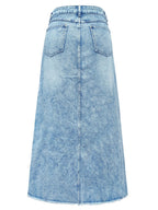 Denim Pocket High-waisted Skirts