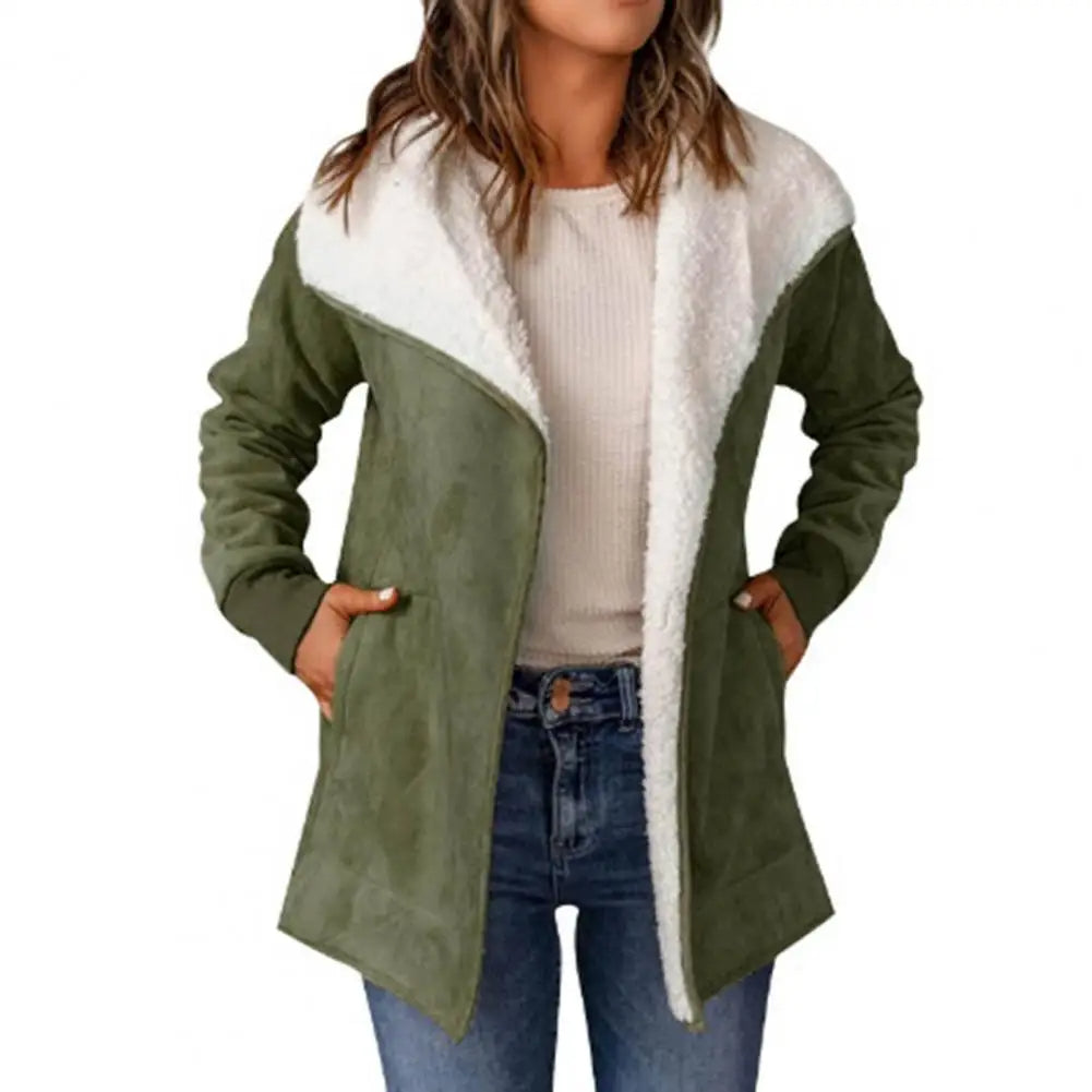 | Plush coat in winter color