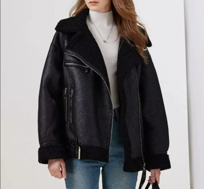 | Winter coat: long sleeve women's jacket