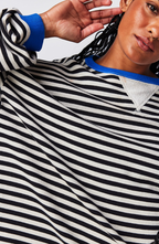 | Women's Striped Crewneck Sweater