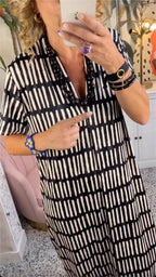 Gordiana Statement Short Sleeve Maxi Dress Occasion Edit