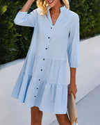 Aisling Aesthetic Summer Dress Knotted, Premium Wardrobe Essential