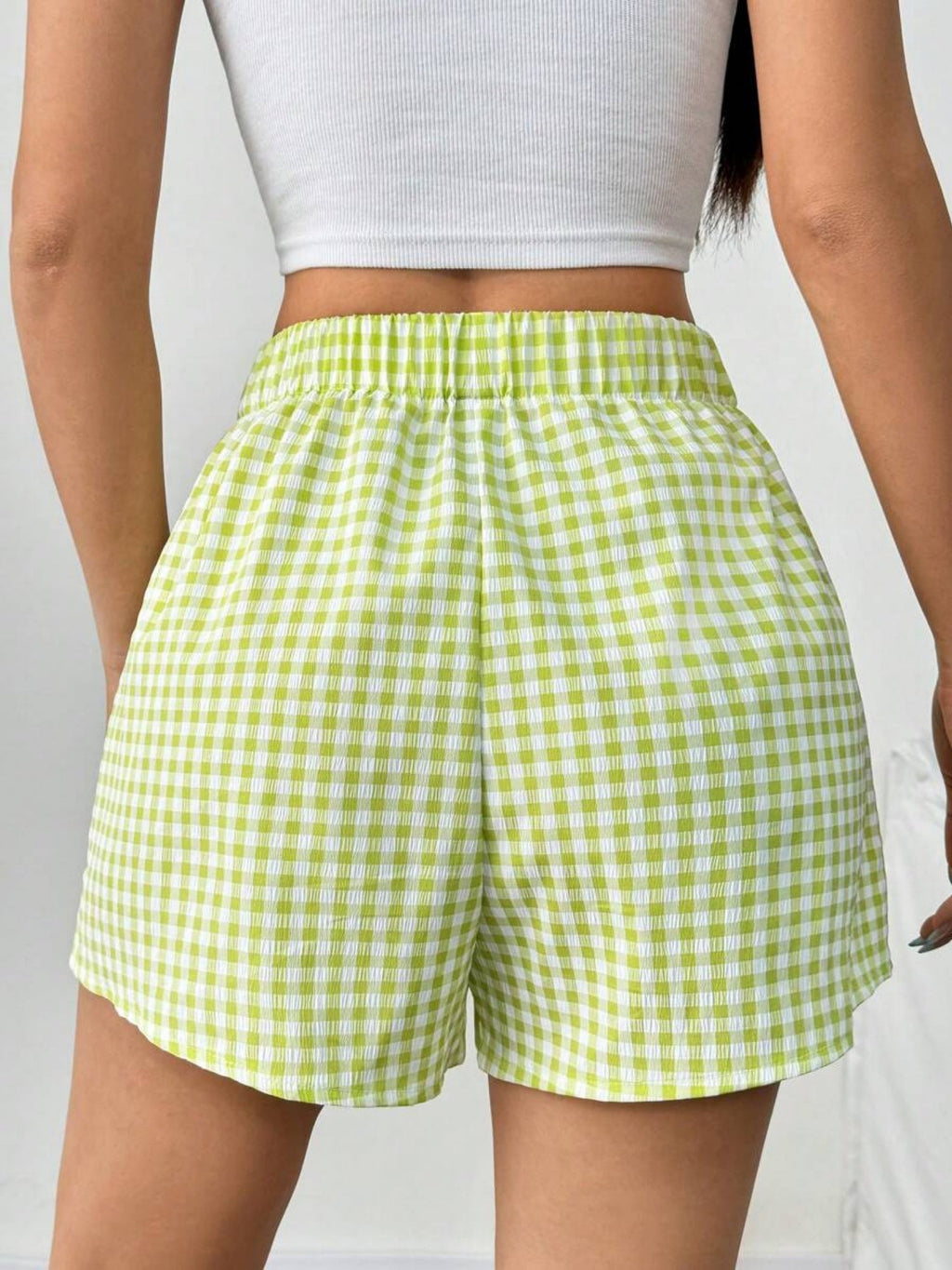Plaid Stripes Shorts