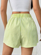 Plaid Stripes Shorts