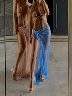 Hollow Knitting Skirts Cover Ups