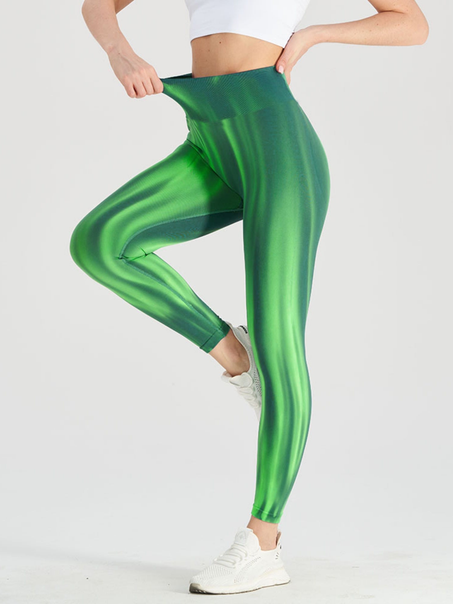 Seamless Color High-waisted Hip Lift Sports Yoga Pants