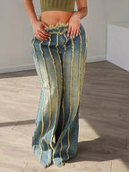 Y2K Splicing Rough Edges Washing And Dyeing Jeans