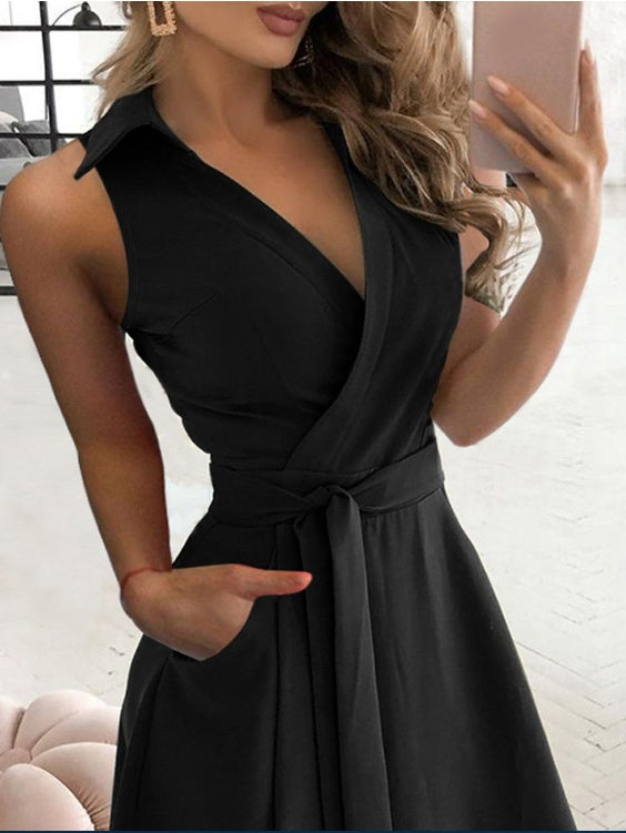 Long-sleeved V-neck Printed Bodycon Midi Dress With Irregular Design